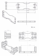 Load image into Gallery viewer, 6Star Hobby CNC Aluminum Double Piece Servo Installation Bracket - NovaJets
