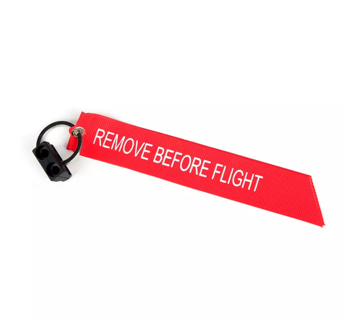 Remove Before Flight rubberised keyring