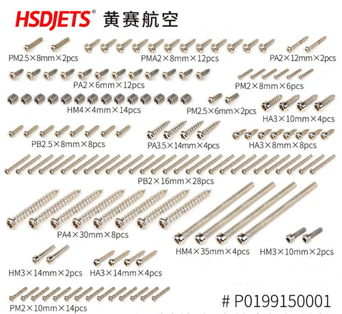 HSDJets Super Viper Hardware  set - NovaJets